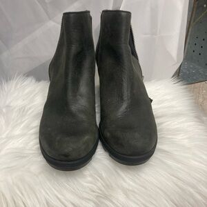 Sorel Black Wedge Bootie